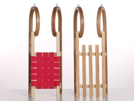 Wooden Sirch sledges