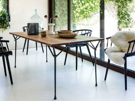 Magis - Officina dining table, black / ash