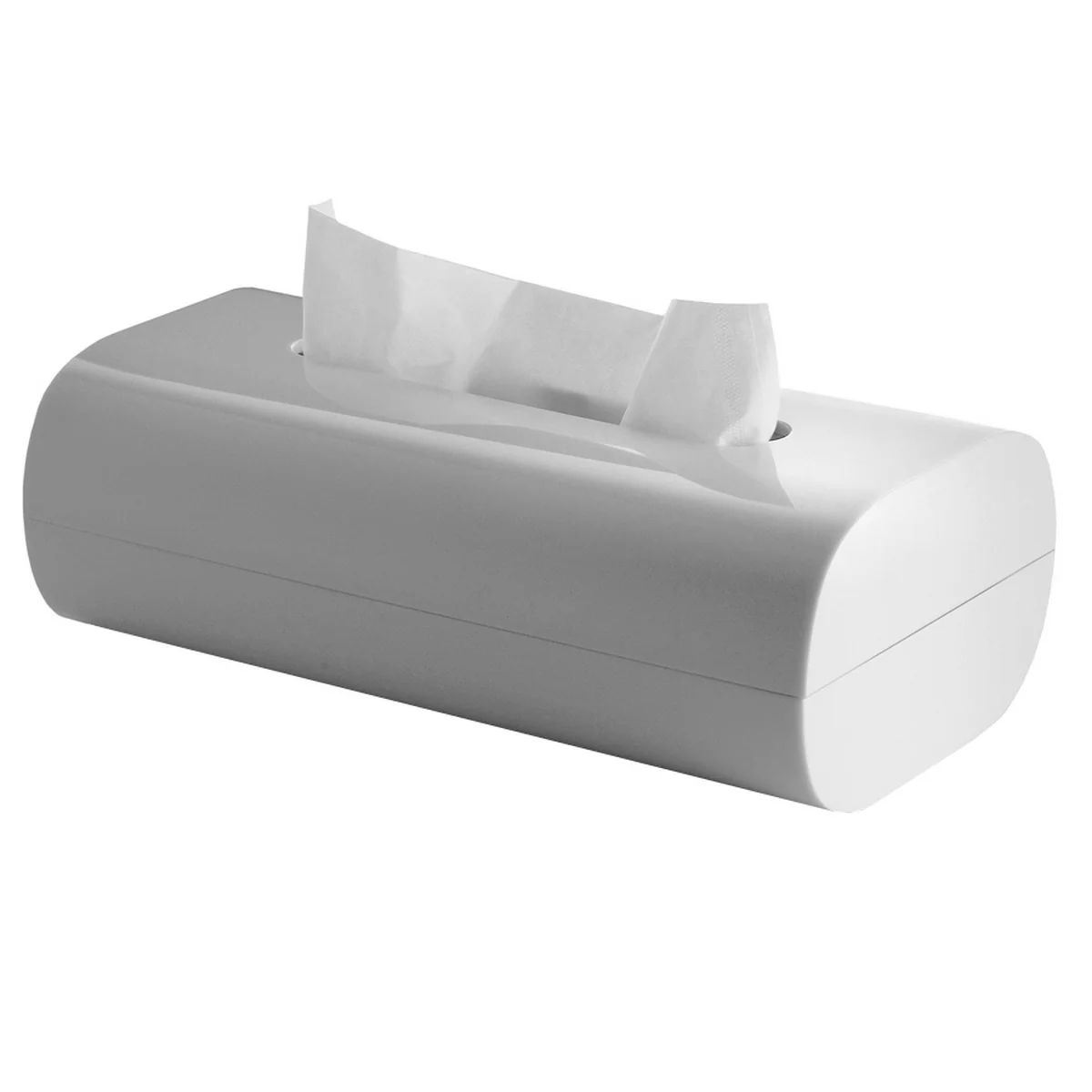 ALESSI ティッシュボックス　ホワイトBIRILLO　PL07W Birillo: Tissue box by Piero Lissoni | Alessi