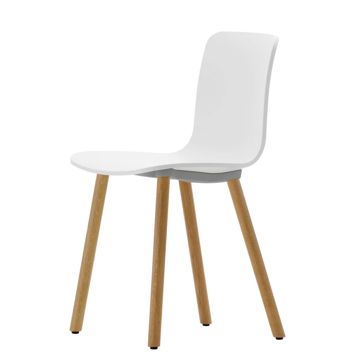 【4脚セット】Vitra ヴィトラ HAL Wood チェア ホワイト 木製脚 Vitra - Hal Wood Chair | Connox