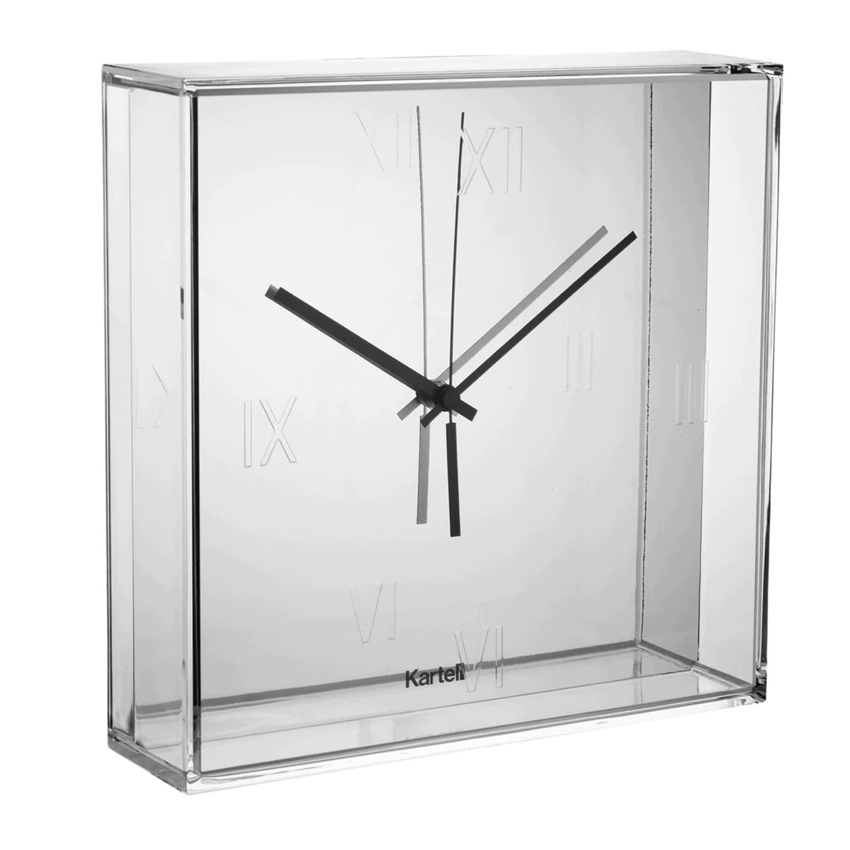 Kartell - Tic & Tac Wall Clock, white
