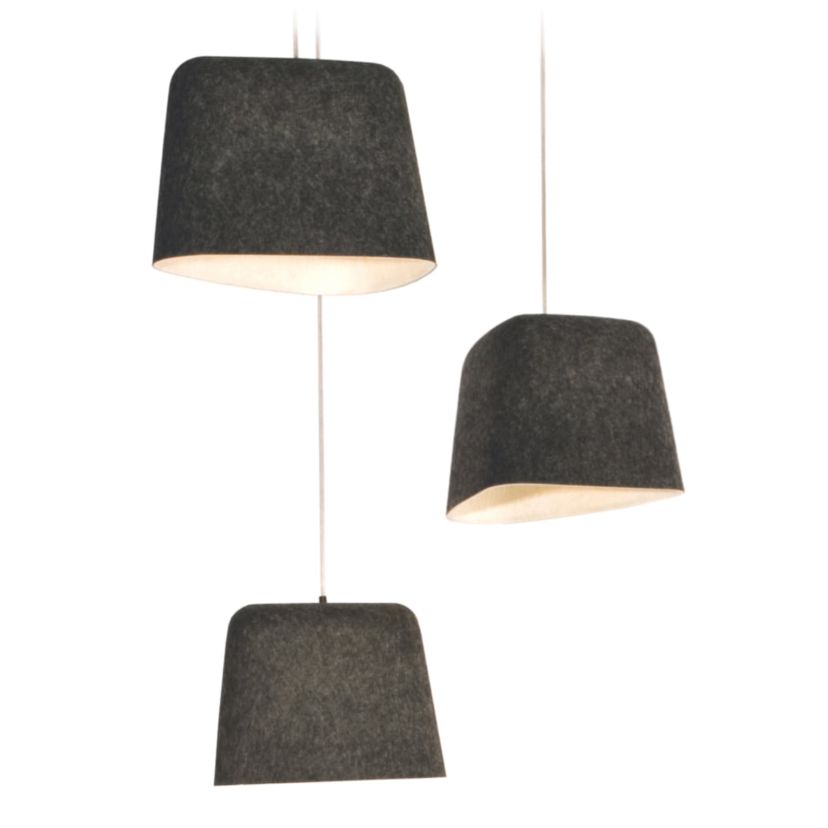 Felt Shade Pendant Lamp by Tom Dixon