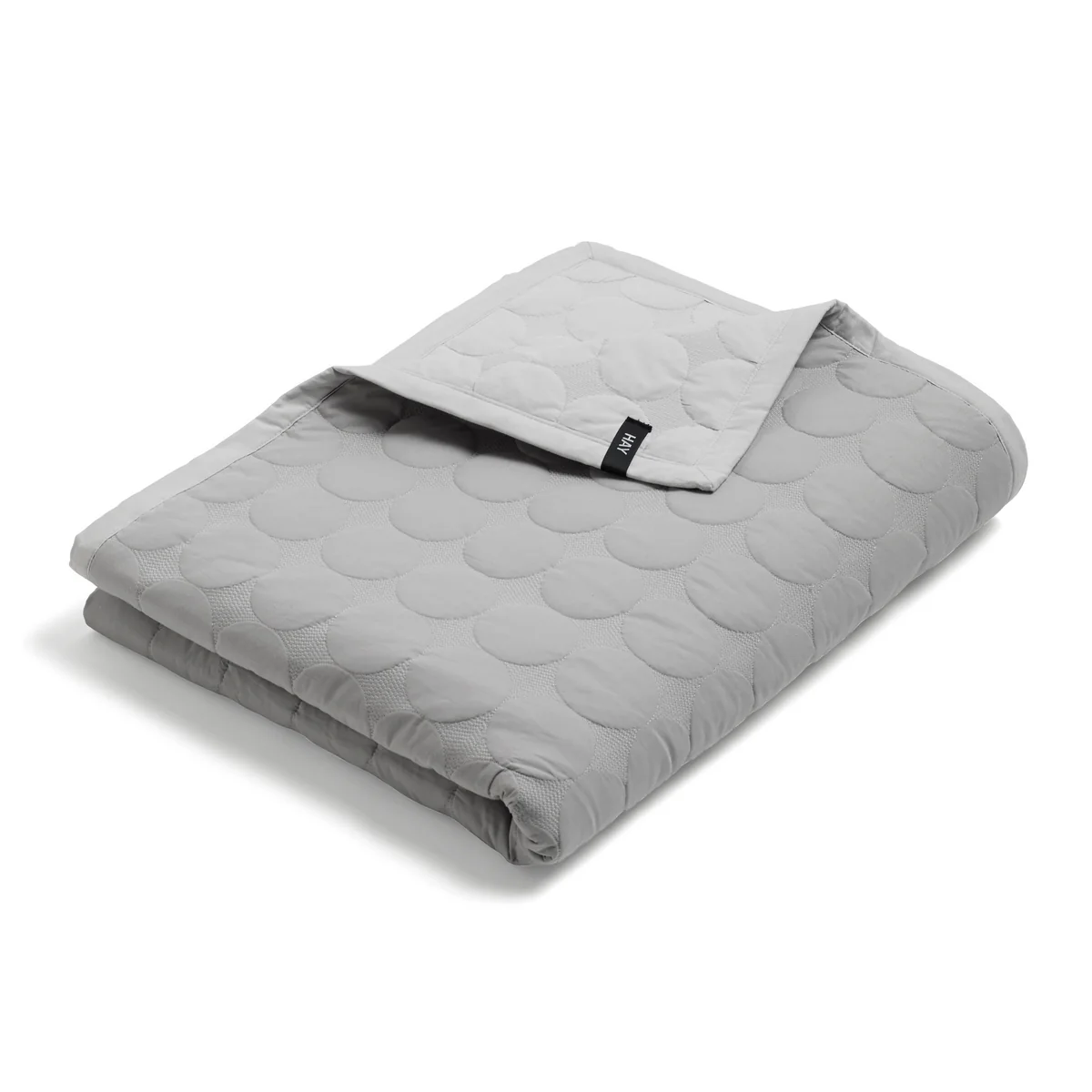 Mega Dot Bedspread from HAY in light gray