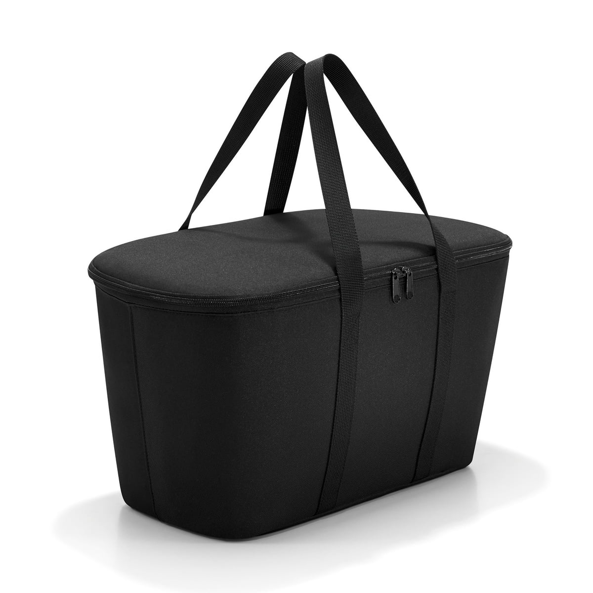 Collapsible 20-Liter Insulated Tote with Zipper Closure reisenthel Coolerbag Signature Black