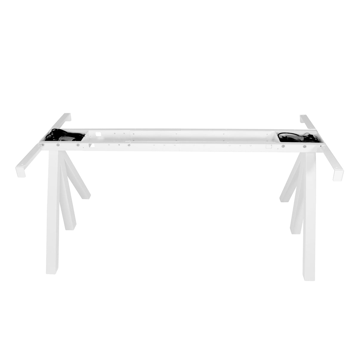 The Works Desk By String In Design - How Height Adjustable Table Works