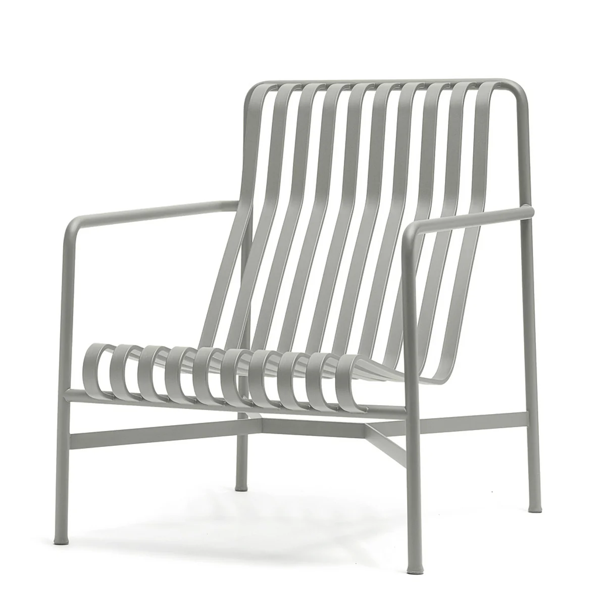 HAY｜PALISSADE ARM CHAIR｜GRAY グレー Palissade Cord Dining Armchair-Sky grey powder coated steel