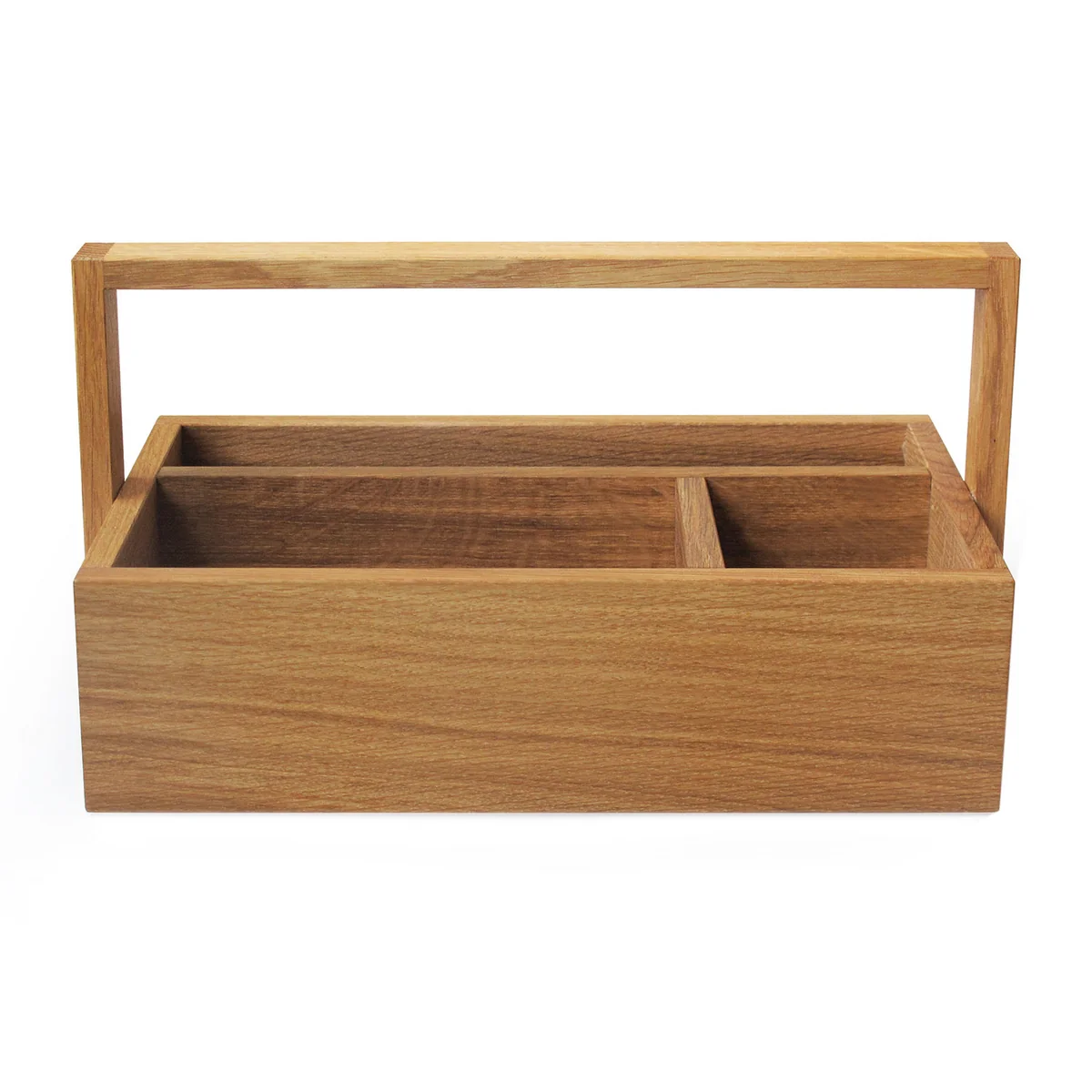 Wooden Tool Box from side by side in the shop