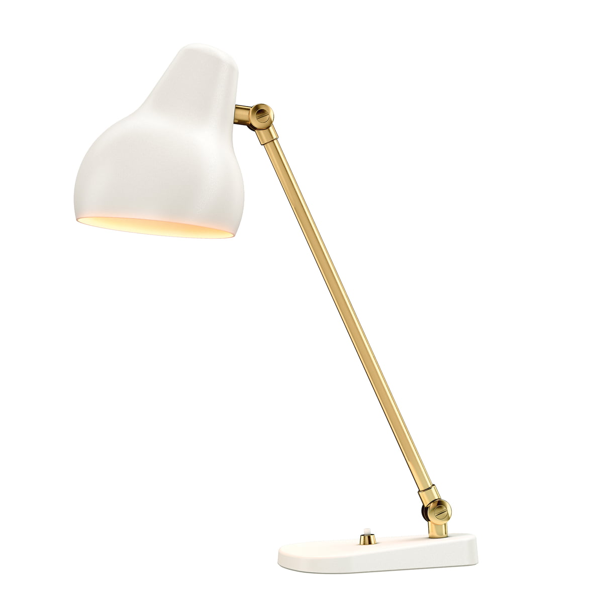 Louis poulsen - Vl38 led table lamp, white / brass