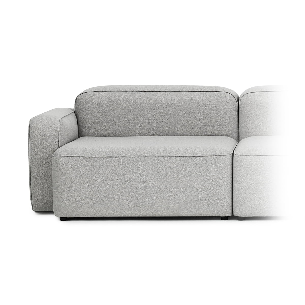 Rope Sofa Wide Module By Normann Copenhagen Rope Sofa Wide Module 300 Left Armrest By Normann Copenhagen In Light Grey