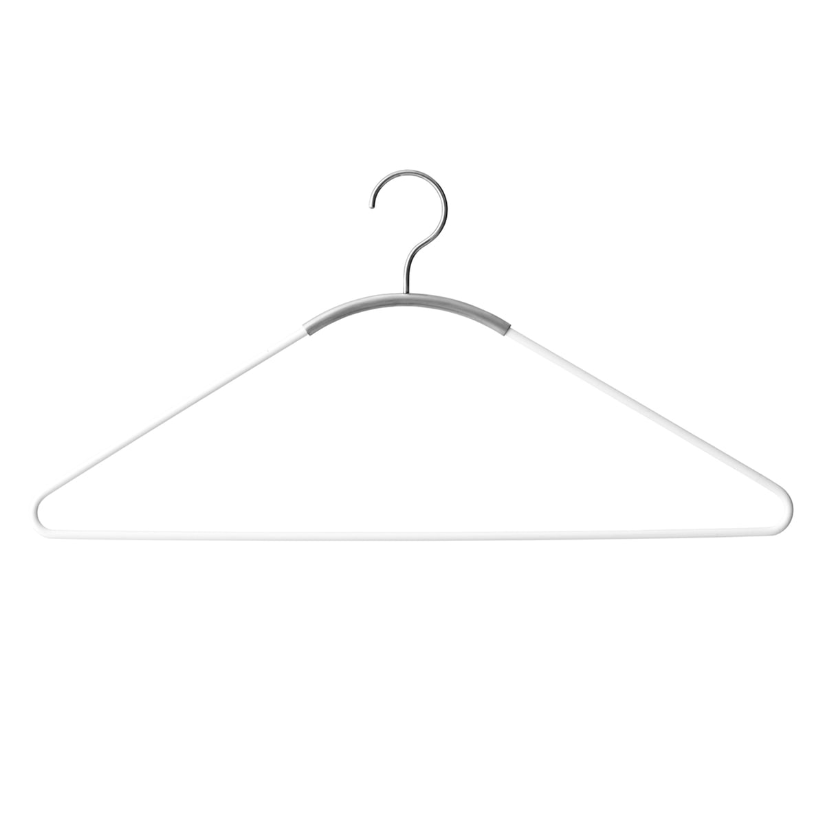 white coat hangers