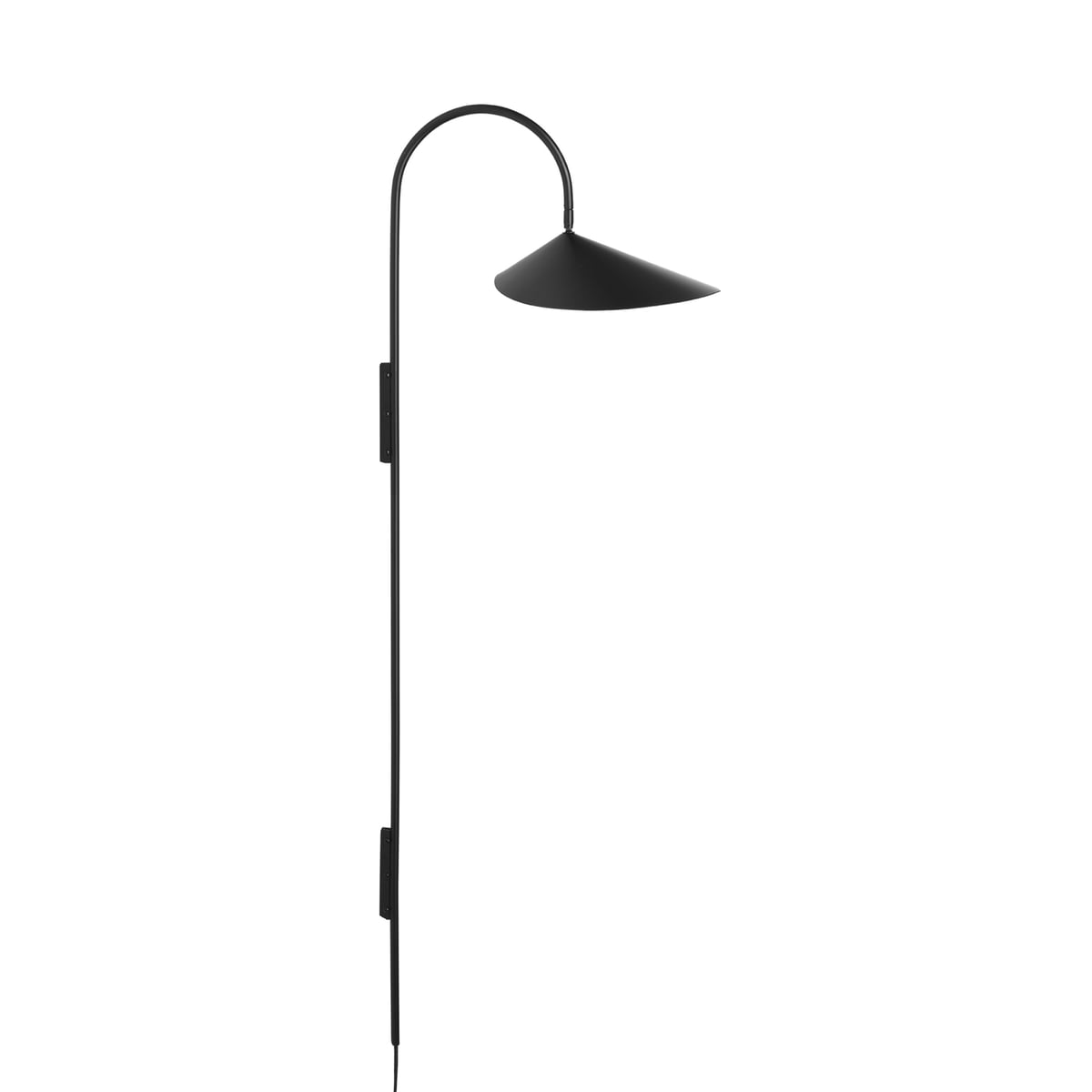 tall black lamp