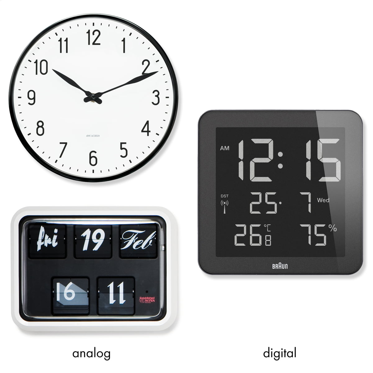 Wall Clocks Connox 2314