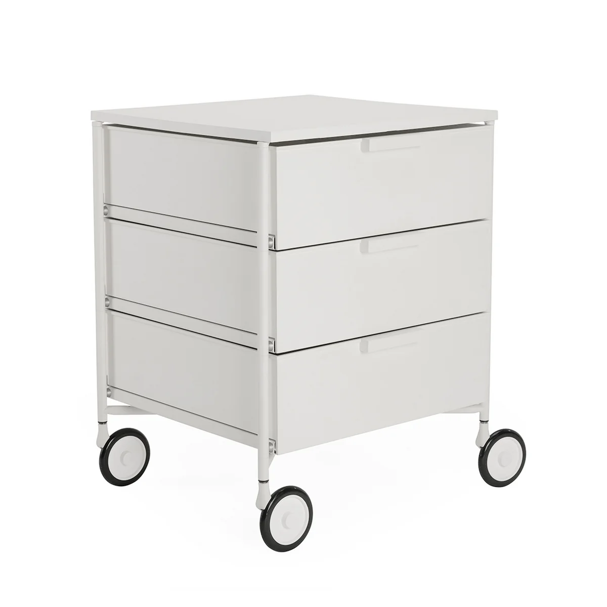 【kartell】マトラッセ・ホワイト Kartell - Mobil container matt | Connox