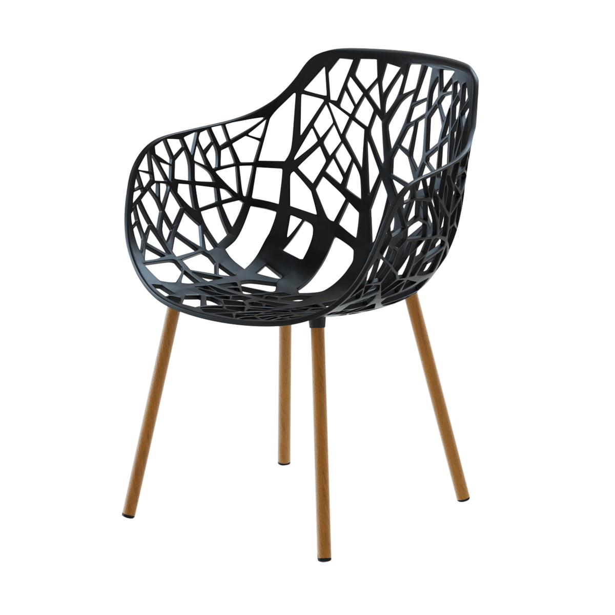 Fast - Forest armchair wooden frame Connox