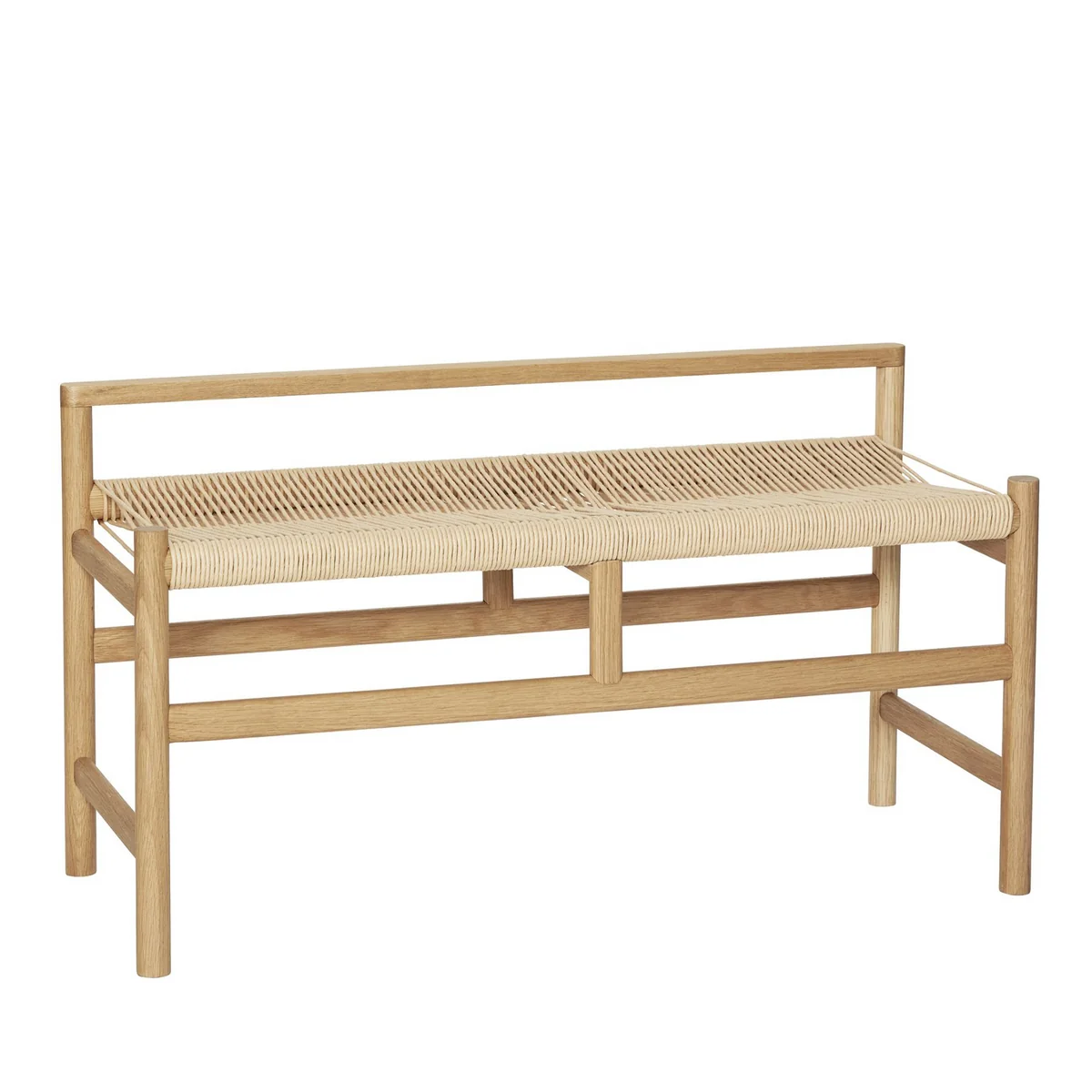Heritage Bench, L 100 cm, oak from Hübsch Interior
