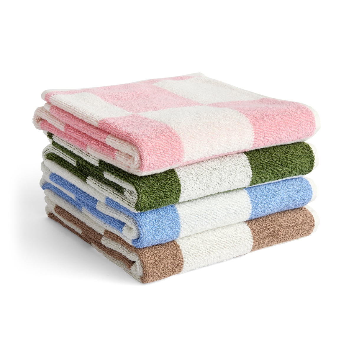 Vat Dyed Terry Bath Towel, Hand Towels, Kitchen Towels, Cotton Terry Towel,  Set of 3, Beige