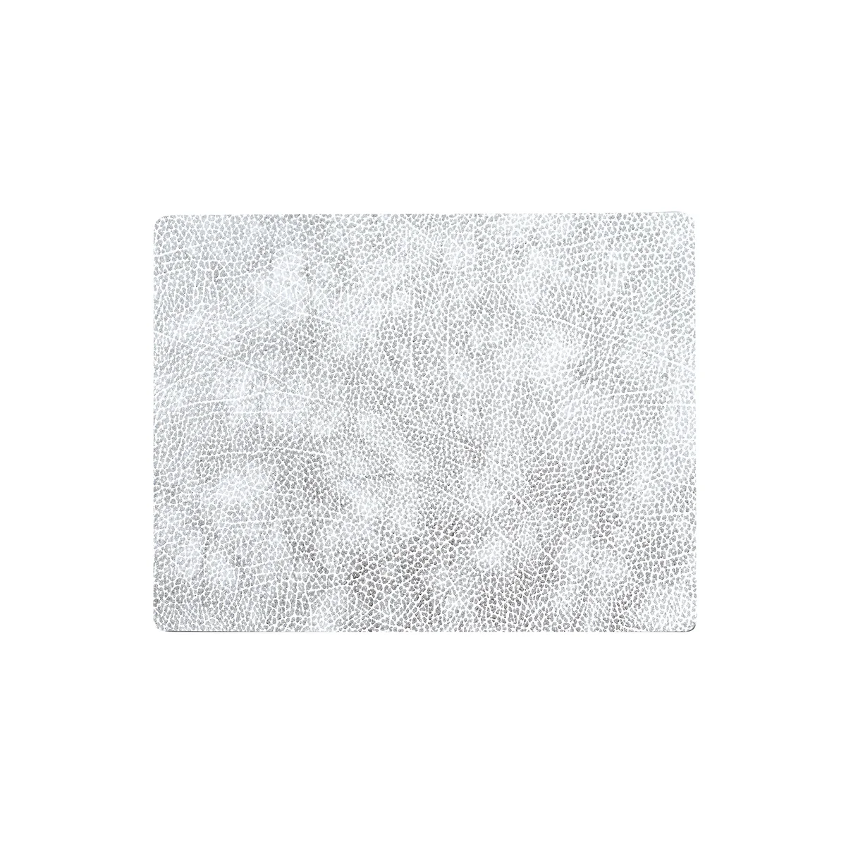 Placemat Square M, 3 4. 5 x 2 6. 5 cm, Hippo white-grey from Lind DNA