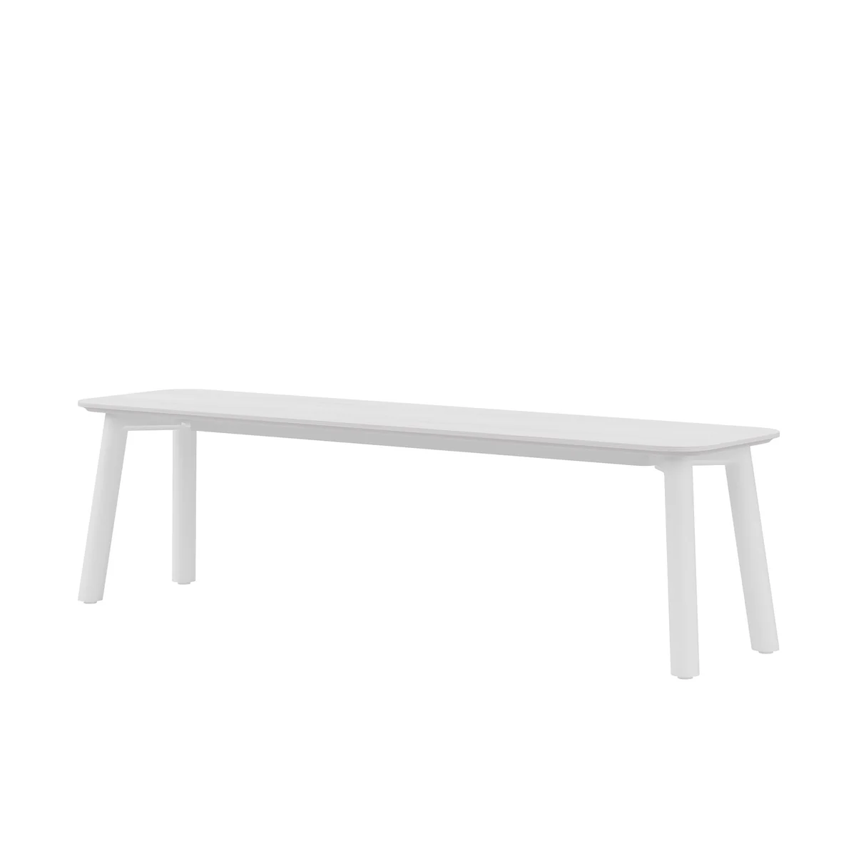 Meyer Color Bench 180 x 40 cm, ash lacquered, white from OUT Objekte unserer Tage