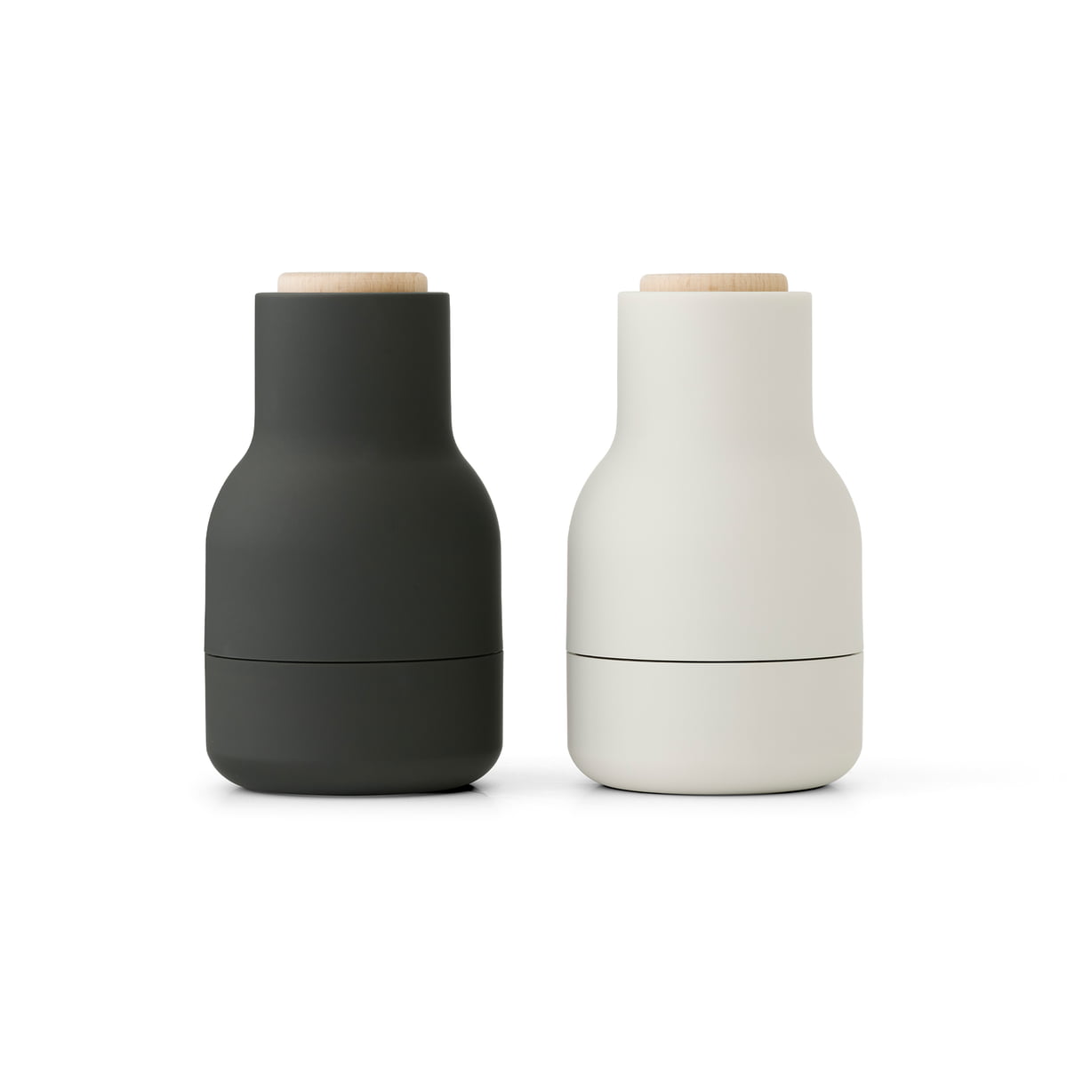 Bottle Grinders, Small, Set of 2 by Audo Copenhagen, Carbon