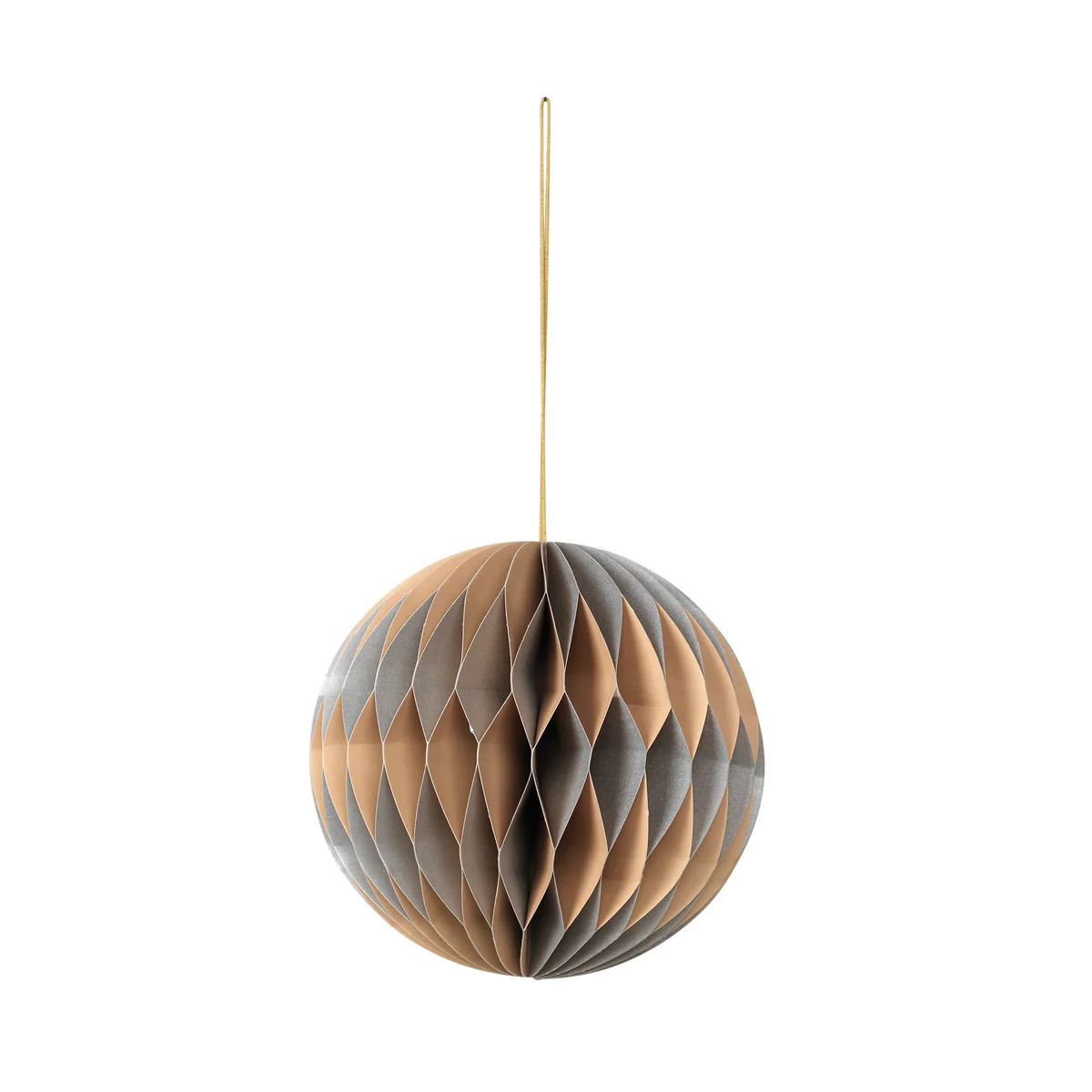 Broste-Copenhagen-Christmas-Ball-Decoration-Anhaenger-13-cm-silver-indian-tan