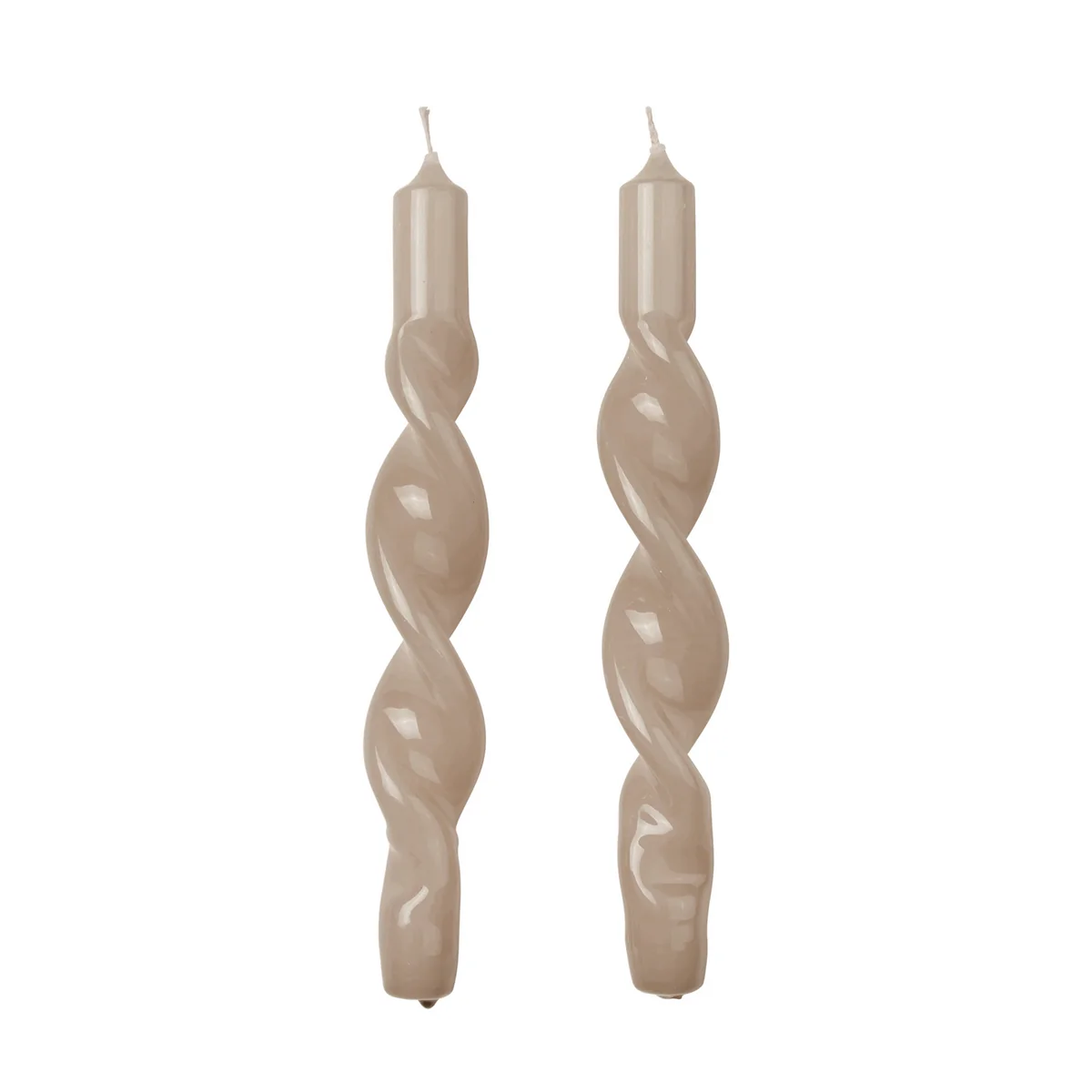 The Twist candles from Broste Copenhagen