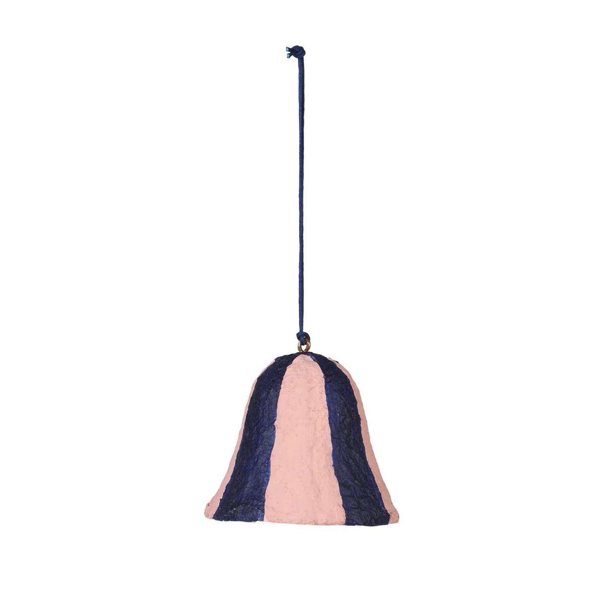 Broste-Copenhagen-Christmas-pulp-deco-pendant-bell-intense-blue