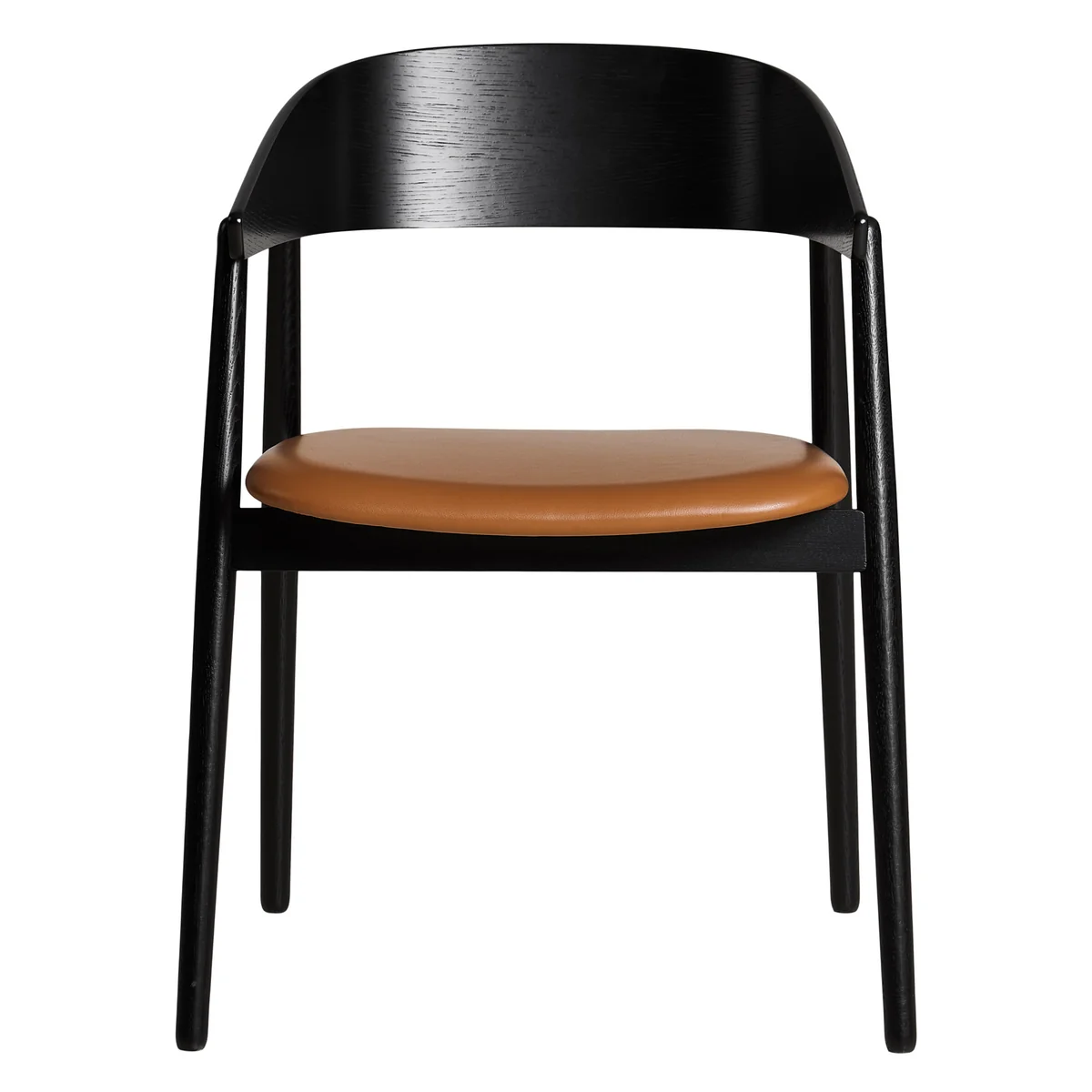 Andersen Furniture - AC2 Chair, black oak / cognac leather