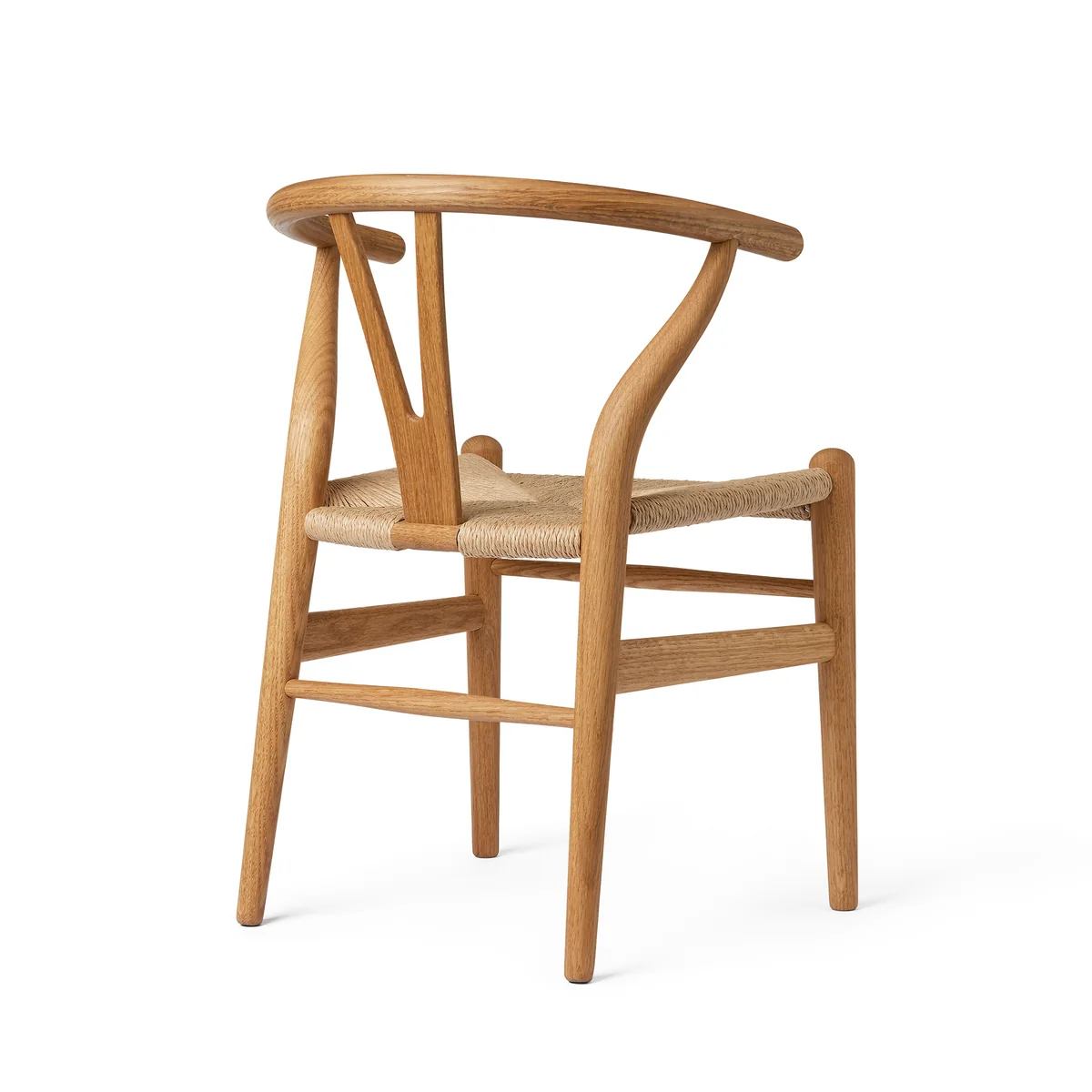 KONMARI X 【Danish Chairs】 Danish Set of Eight Armchairs in Oak and Chrome with Blue