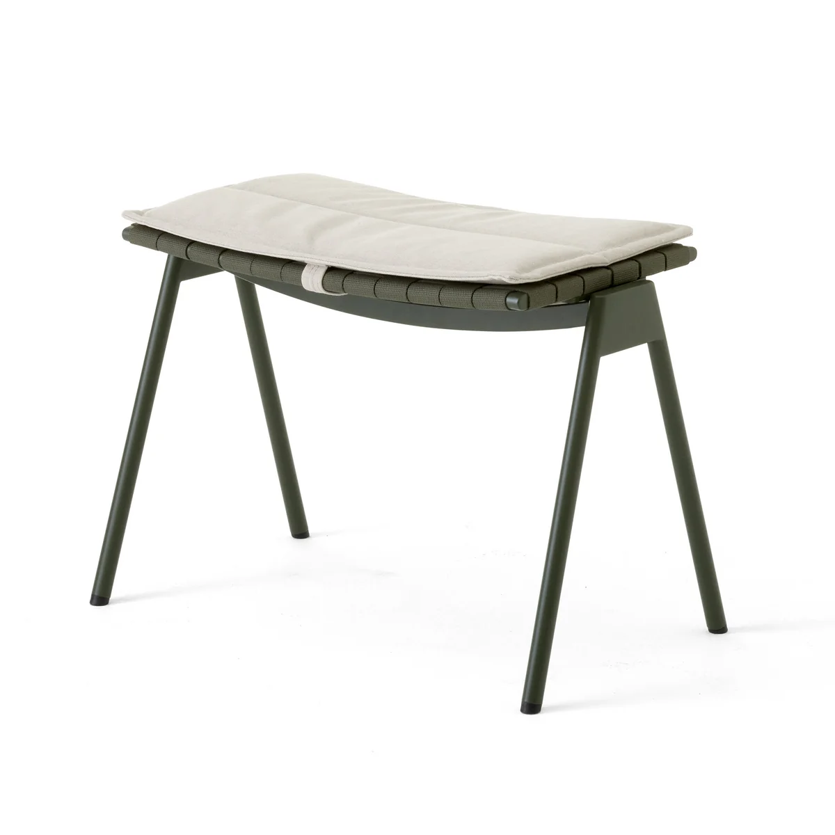 & Tradition - Ville AV46 Outdoor Footstool with seat cushion, beige
