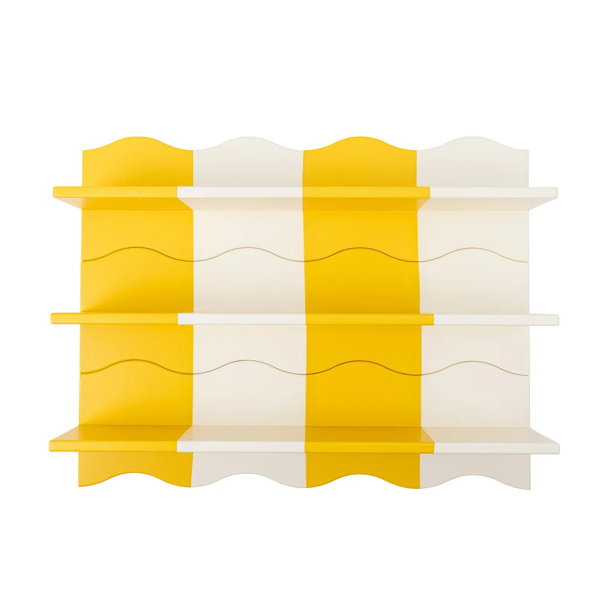 Bloomingville Mini - Bubbi wall shelf, 80 cm, yellow / white