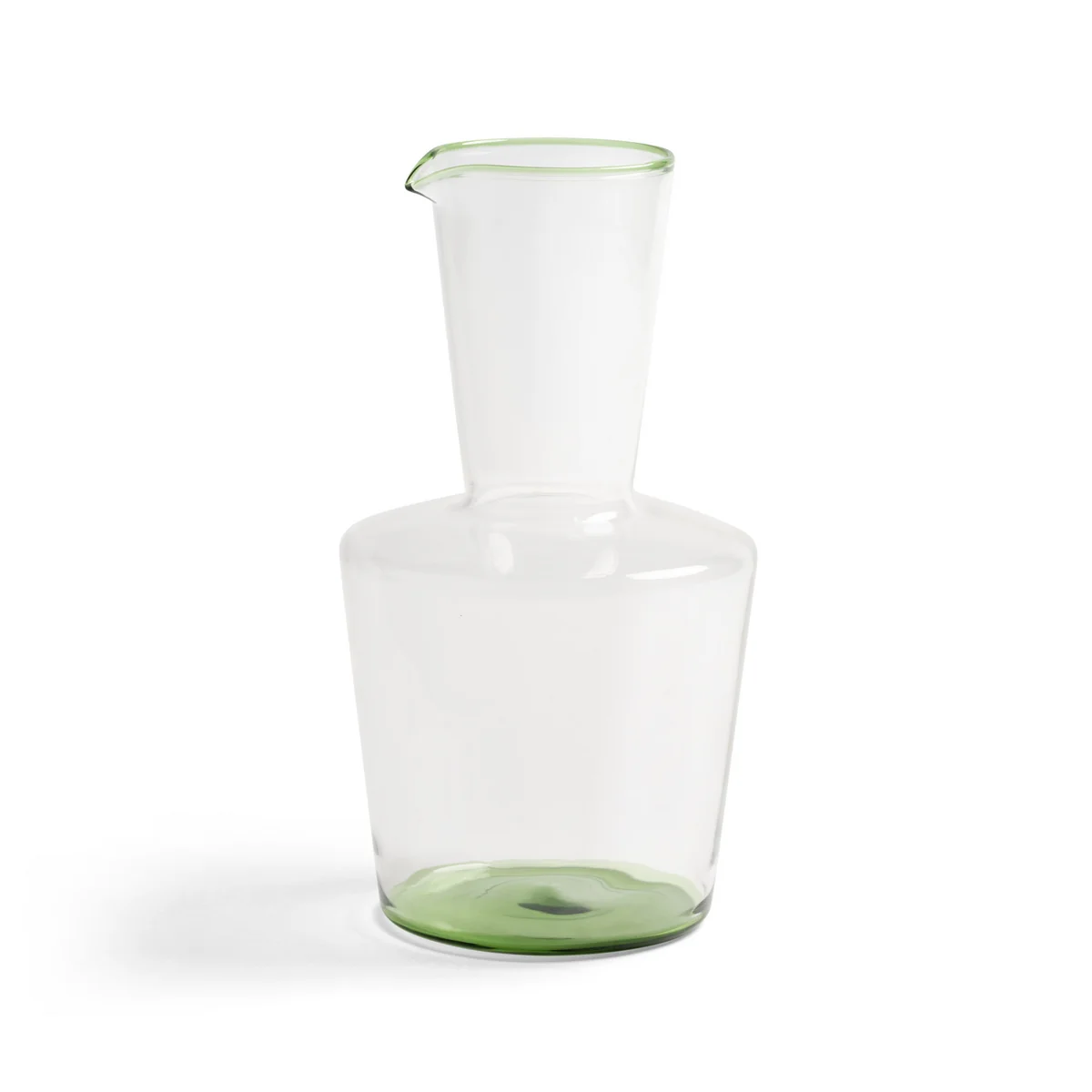 & klevering - Petal drinking glass 200 ml, green (set of 2)