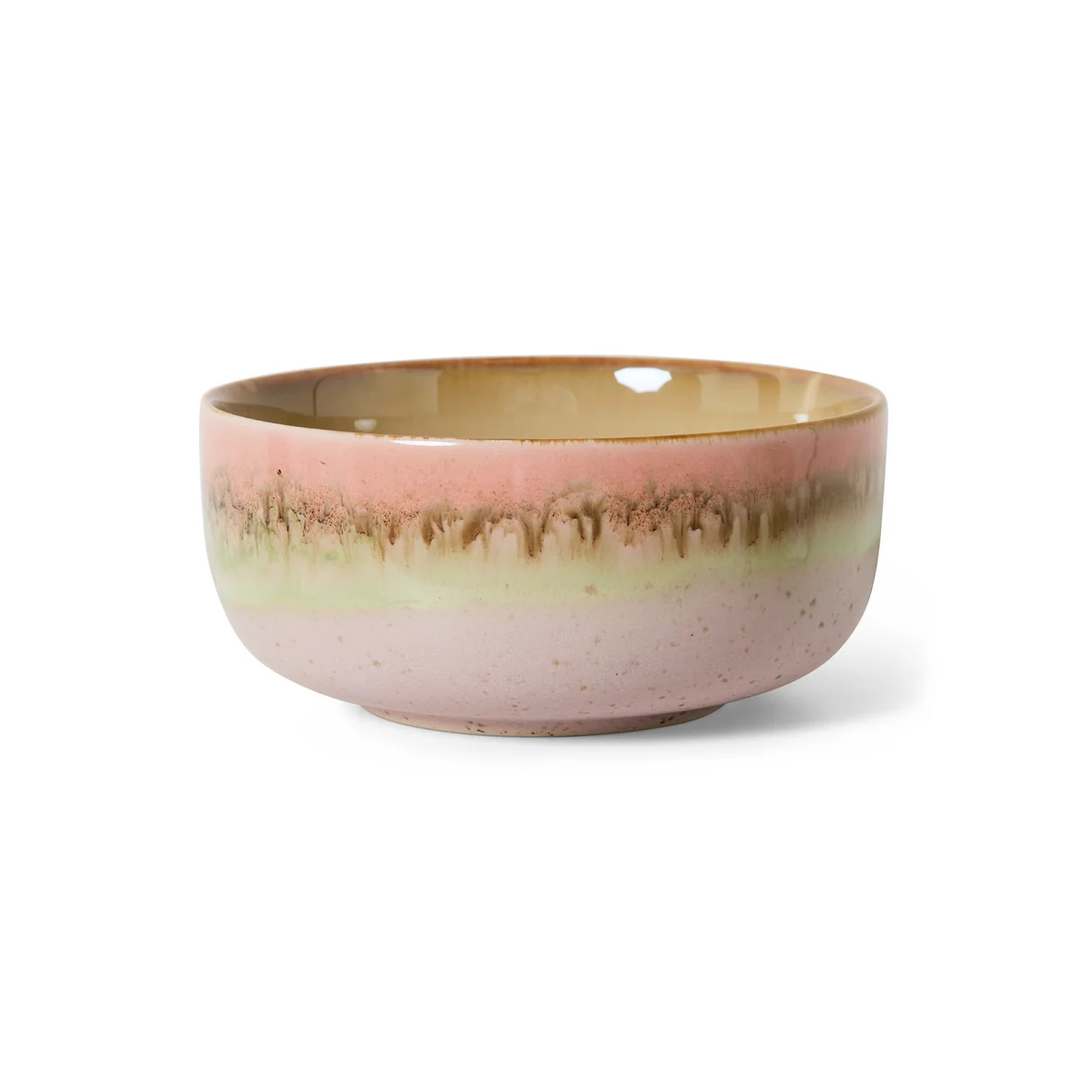 HKliving - 70's dessert bowl, Ø 12.5 cm, glaze