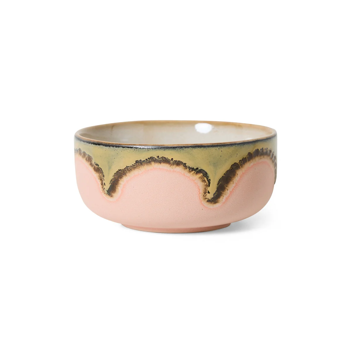 HKliving - 70's dessert bowl, Ø 12.5 cm, gem
