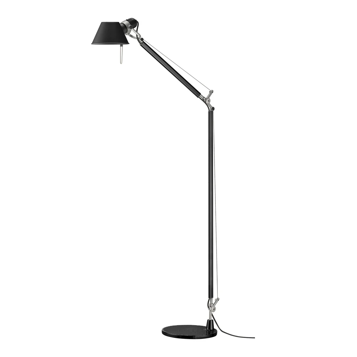 Artemide - Tolomeo Lettura reading light, Ø 18 cm, black