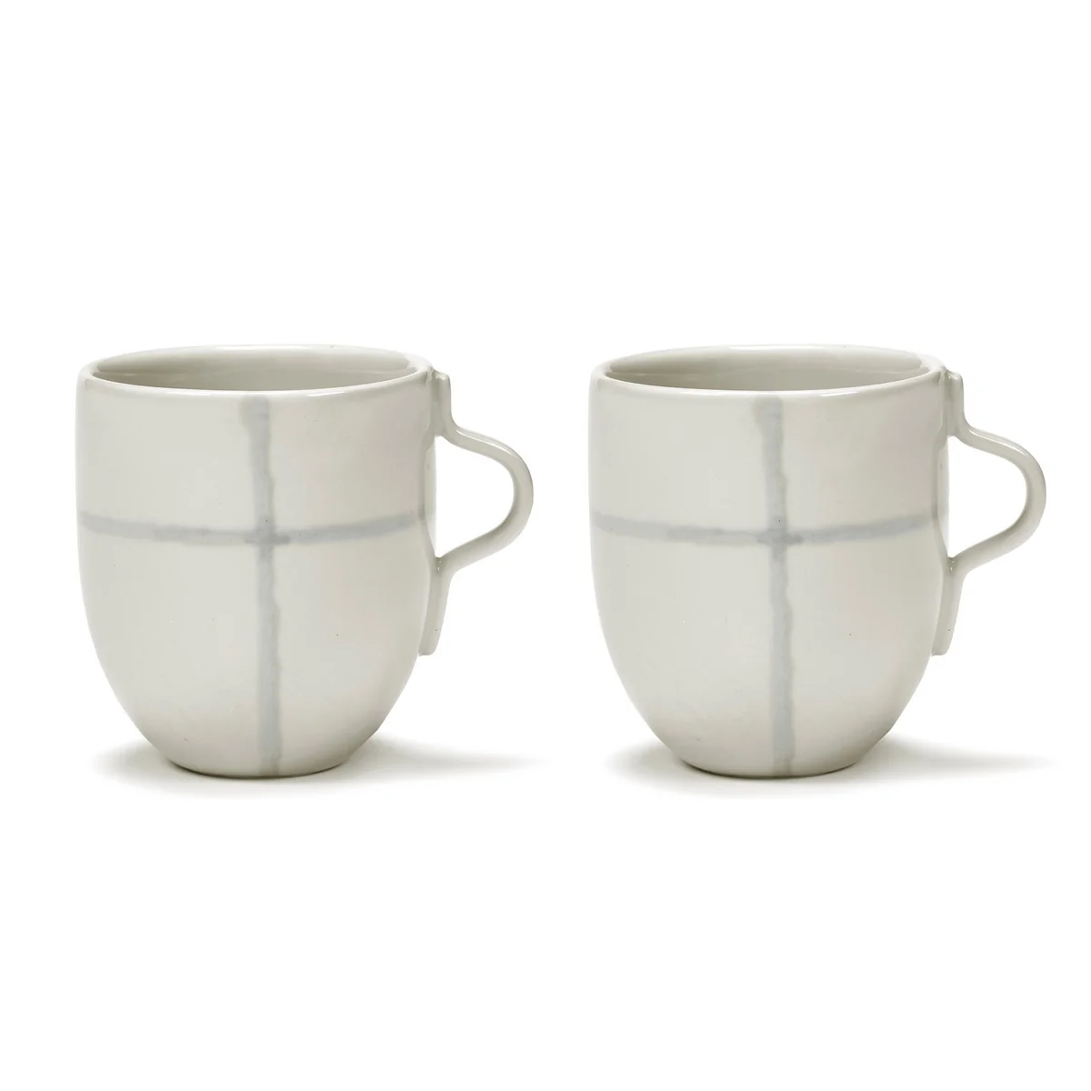 Zuma mug by Kelly Wearstler, Salt / white (set of 2) from Serax