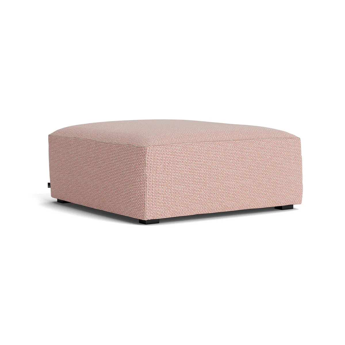 HAY - Mags Soft Ottoman S01 (XS), red and white (Tartaglia 861) / seams: beige
