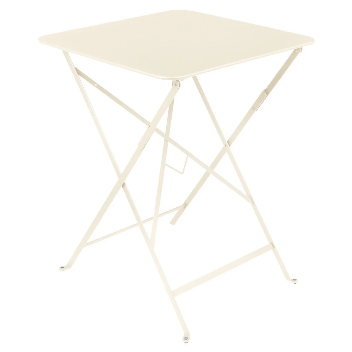 Fermob - Bistro folding table, 57 x 57 cm, latte-beige