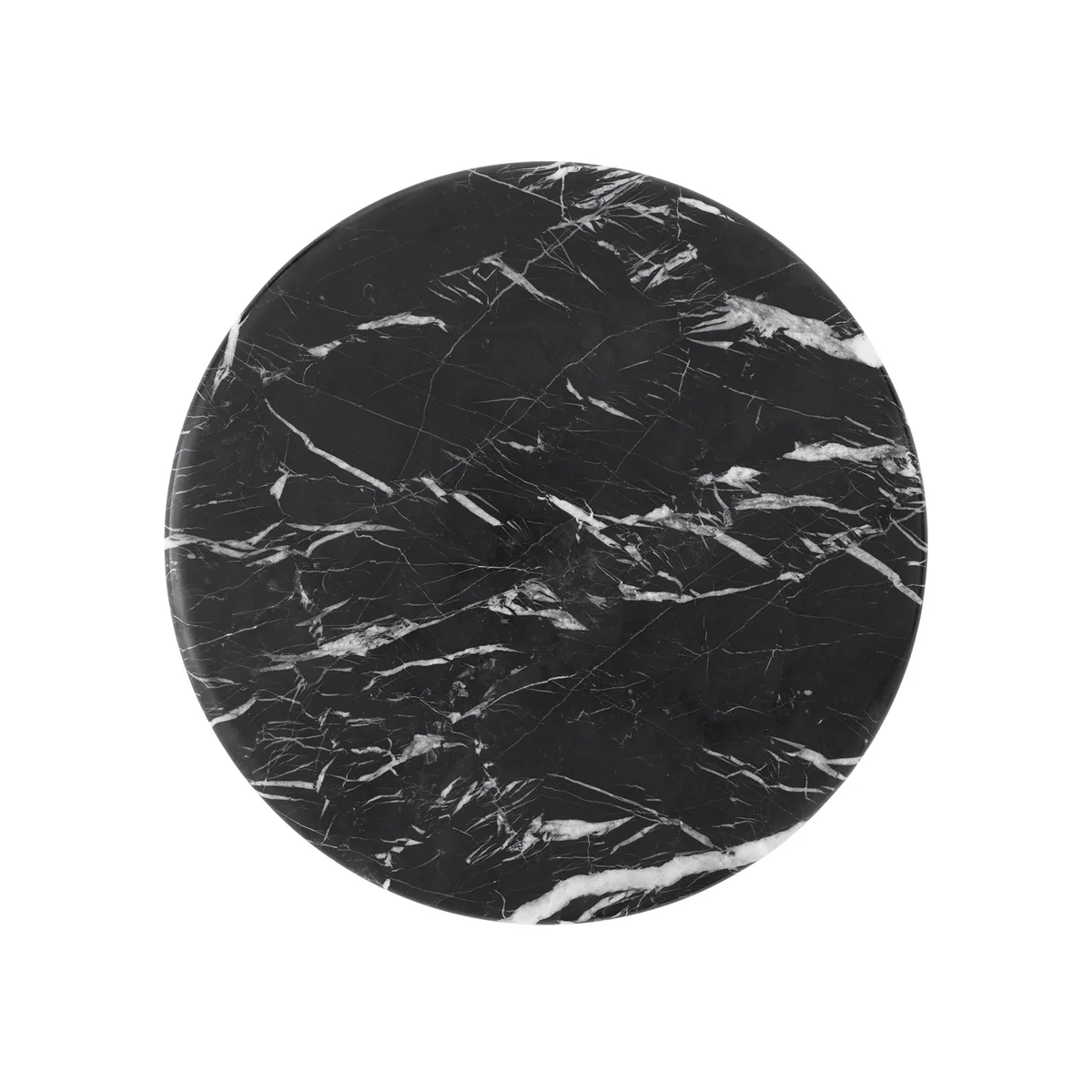 & Tradition - Wire VP11 tabletop, Ø 38 cm, black marble (Nero Marquina)