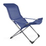 Fiam - Fiesta Easy Chair, aluminum / dark blue