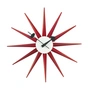 Vitra - Sunburst Clock, red