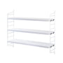 String - Pocket Wall shelf, white / white
