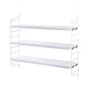 String - Pocket Wall shelf, white / white