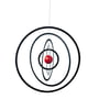 Flensted Mobiles - Science Fiction Mobile round, black / red
