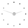 Radius Design - Flexible wall clock, stainless steel