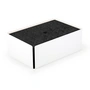 Konstantin Slawinski - Charge-Box, white / felt dark gray mottled