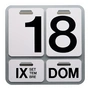 Danese Milano - Formosa Calendar (aluminium / black) - English