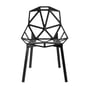 Magis - Chair One Stacking chair, aluminum anodized black / black