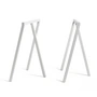 HAY - Loop table trestles Stand Frame, H 72 cm, white (2 pieces)