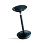 Wilkhahn - Stitz Stool, leather black / black