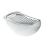 A di Alessi - Parmenide Cheese Grater with Box, ice grey